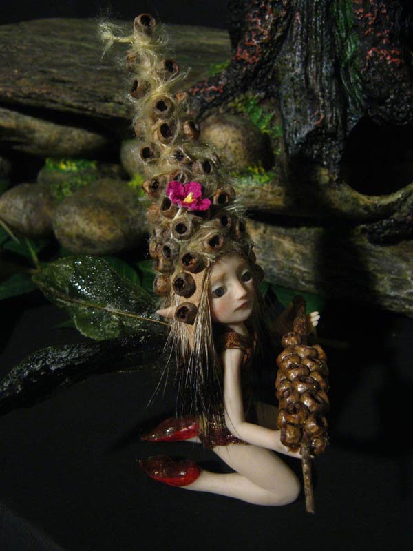 Ooak Pixie Ranien and magic Seeds